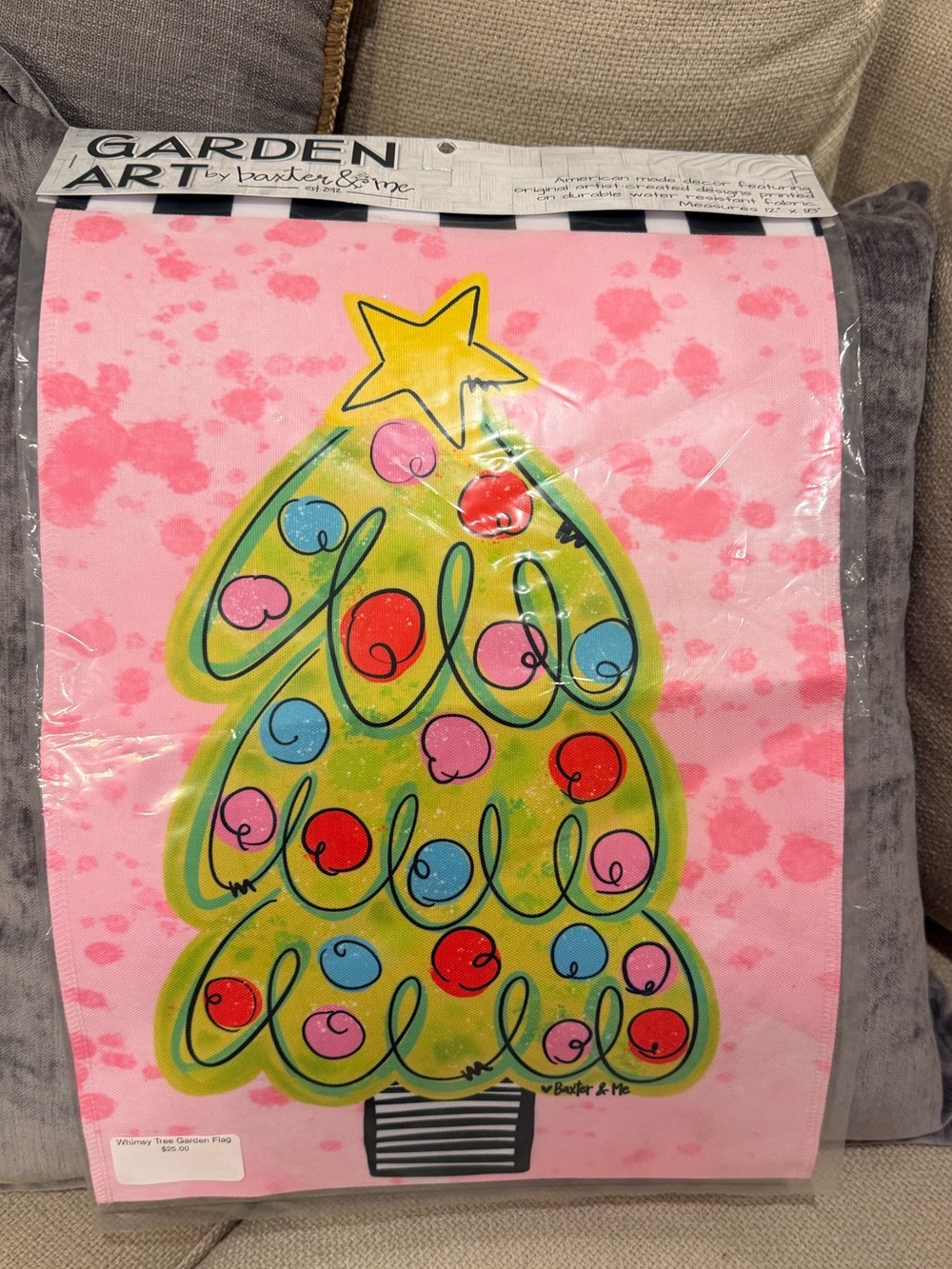 Garden Art Whimsy Tree Garden Flag